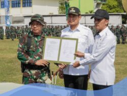 TMMD ke-129 Resmi Dimulai di Lamongan, Bangun Jalan, RTLH hingga Irigasi untuk Percepat Kemajuan Desa