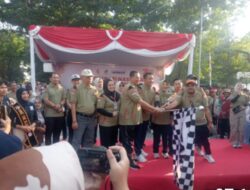 Semarak HUT Koperasi ke-79, 20 Ribu Peserta Ramaikan Jalan Sehat di Pasar Wisata Bojonegoro