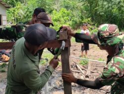 Satgas TMMD Ke-129 Percepat Pemasangan Kawat Dinding RTLH, Wujudkan Hunian Layak bagi Warga