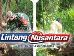 Babinsa Sidodadi dan Poktan Tanam Pohon di Garum, Perkuat Upaya Pelestarian Lingkungan