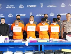 Polresta Malang Kota Bongkar Jaringan Narkotika Lintas Provinsi, Sita 3,2 Kilogram Sabu dan 2.480 Butir Ekstasi