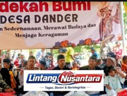 Sedekah Bumi di Tirta Wana Dander, Warga dan Forkopimcam Lestarikan Tradisi Leluhur