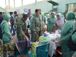 JELANG HUT KE-81 TNI, BAZAR MURAH KODIM BOJONEGORO DISERBU WARGA: SEMBAKO TERJANGKAU JADI BURUAN