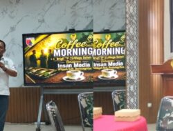 Coffee Morning Brigif TP 33/Naga Sesha dan Wartawan, Perkuat Sinergi Informasi di Bojonegoro
