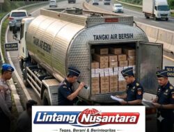Truk Tangki Air Jadi Kamuflase, 1,5 Juta Batang Rokok Ilegal Digagalkan di Tol Banyumanik