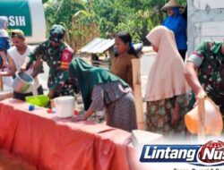 Kodim Bojonegoro Salurkan 77 Ribu Liter Air Bersih, Warga Terdampak Kekeringan Terbantu